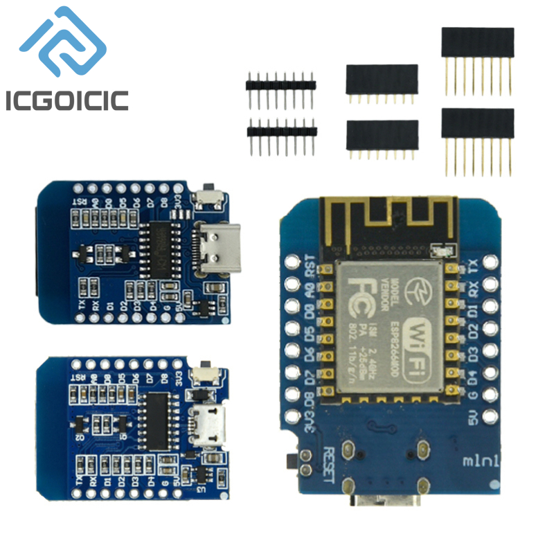 Esp8266 Nodemcu Board - Placa de Desenvolvimento D1 Mini-NodeMcu, Bytes